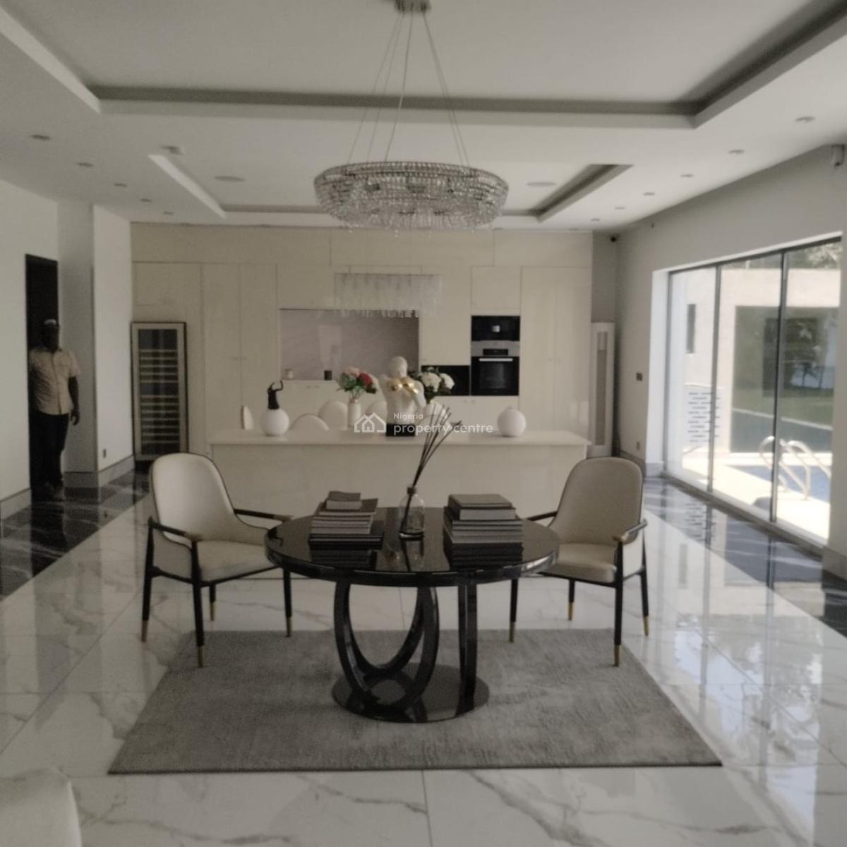 Waterfront 5bedroom Detached Mansion,pool,gym,lift,spa, Banana Island, Ikoyi, Lagos, Detached Duplex for Sale