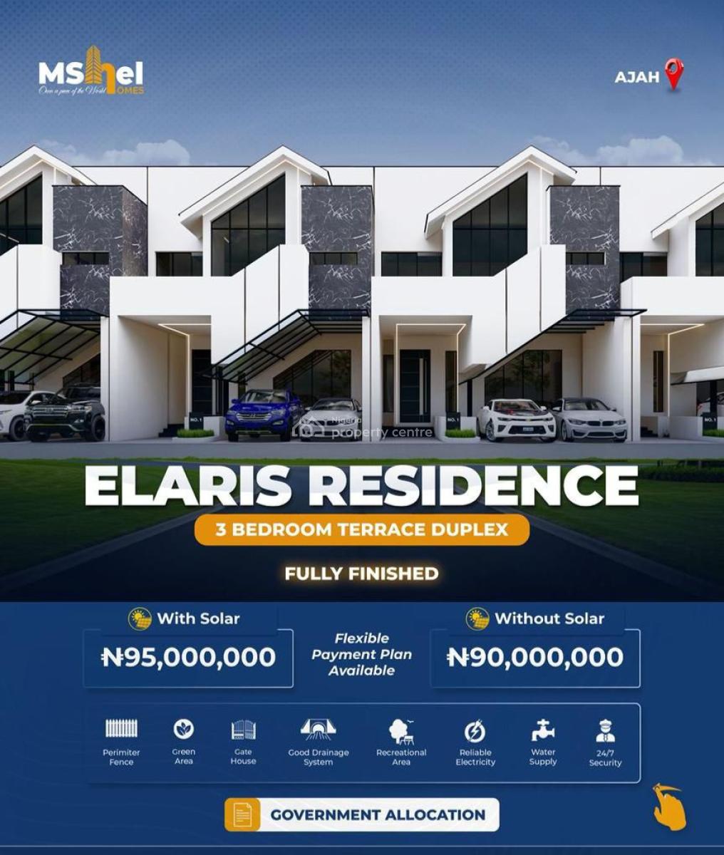 Own a Property in Mshel Elaris Residence Home of Luxury, By Business School, Sangotedo, Ajah, Lagos, House for Sale