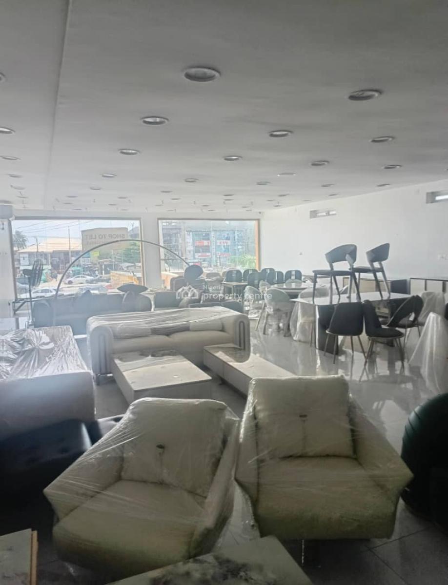 Standard Shop Space of 150squaremeters in a Strategic Location, Sangotedo, Ajah, Lagos, Shop for Rent