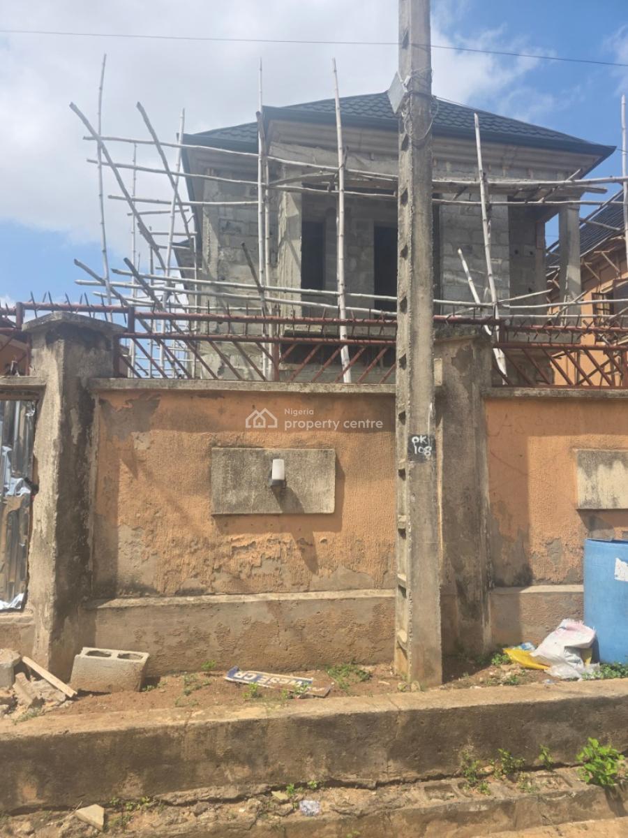 Underdeveloped 4 Bedroom Detached Duplex on 250 Sqm, Jehovah Elohim Estate, Gowon Estate, Egbeda, Alimosho, Lagos, Detached Duplex for Sale