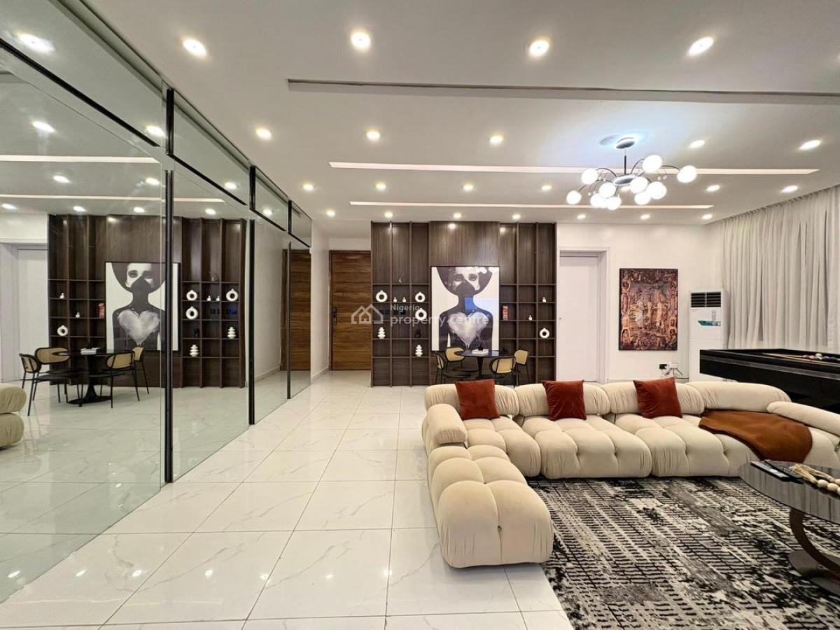 Luxury 3bedroom with Private Cinema, Swimming Pool, Lekki Phase 1, Lekki, Lagos, Flat / Apartment for Rent