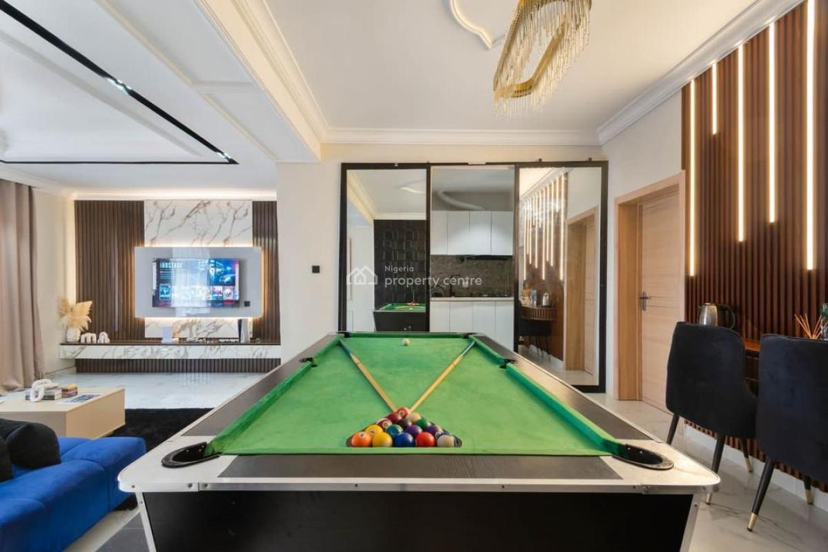 Caviar   *a Spacious Luxury 1 Bedroom with Ps5, Balcony & Snooker Board, Admiralty Way, Lekki Phase 1, Lekki, Lagos, Detached Duplex Short Let