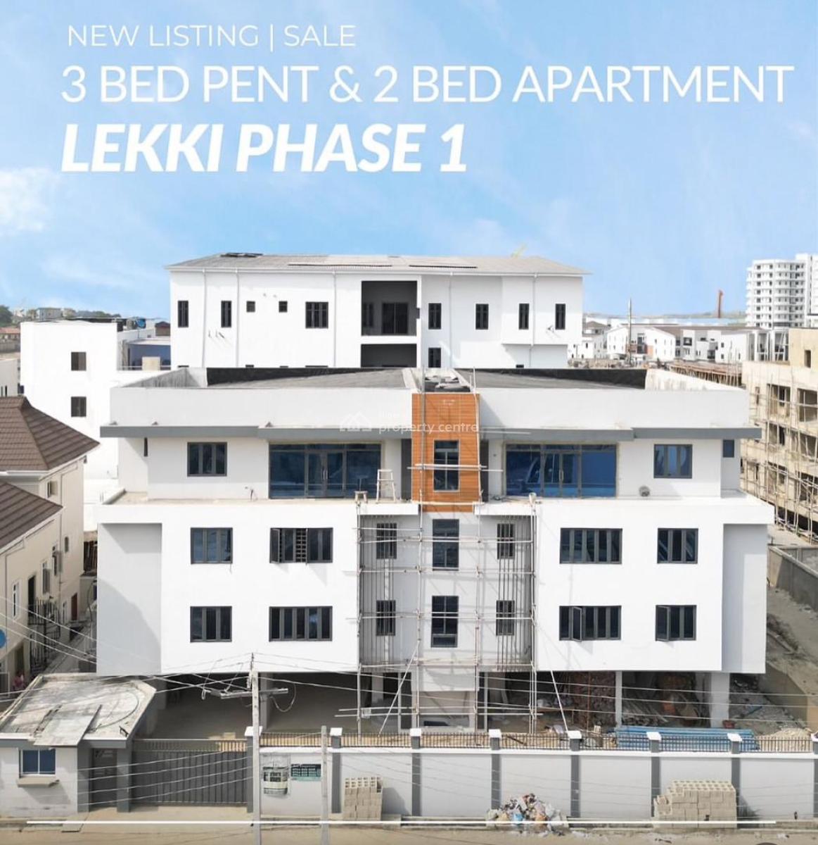 3 Bedroom Penthouse & 2 Bedroom in Lekki Phase 1, Lekki, Lagos, Flat / Apartment for Sale