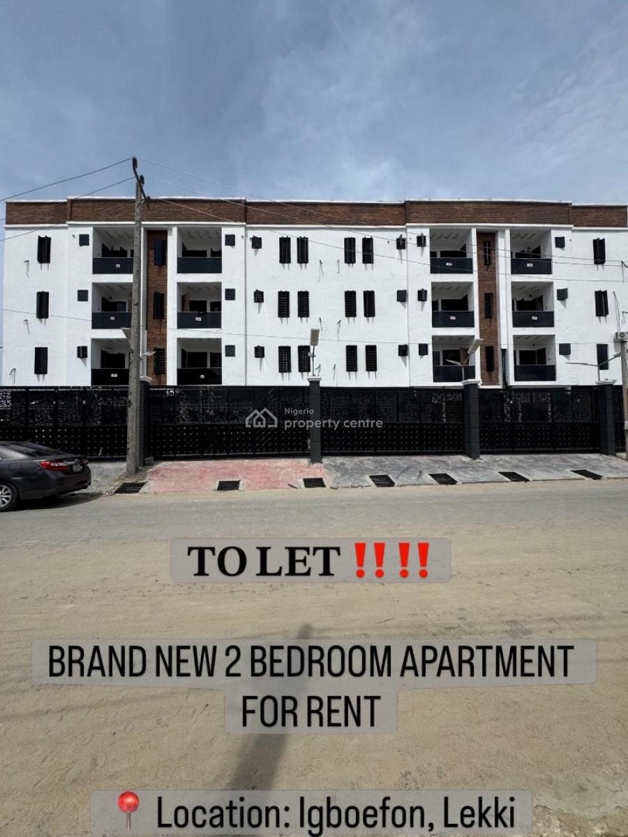 Brand New 2 Bedroom Apartment, Igbo Efon, Igbo Efon, Lekki, Lagos, Flat / Apartment for Rent