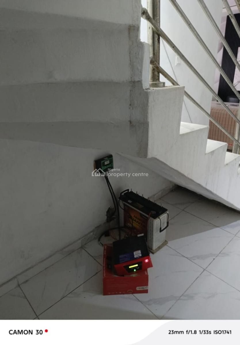 4-bedroom Partly Furnished Terrace with Inverter, Behind Atican Beachview Estate, Ajah, Lekki, Lagos, Ajah, Lagos, Terraced Duplex for Rent