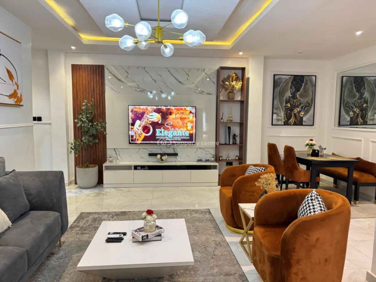 Lavender:  Smart Luxury 2 Bedroom Apartment with Swimming Pool, Lekki Phase 1, Lekki, Lagos, Detached Duplex Short Let