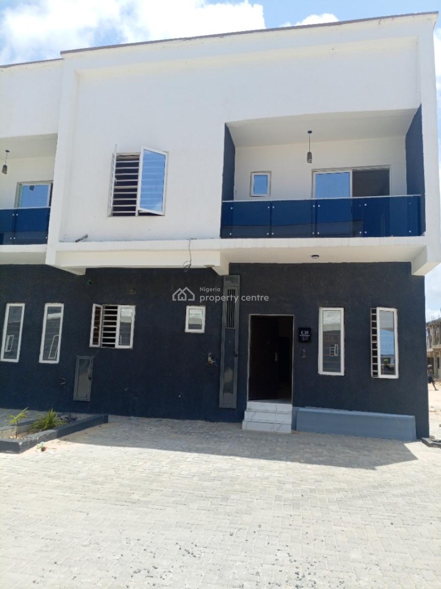 3 Bedroom Terrace Duplex with Solar, Opposite Chatterhouse School, Ogombo Abraham Adesanya, Ogombo, Ajah, Lagos, Terraced Duplex for Sale