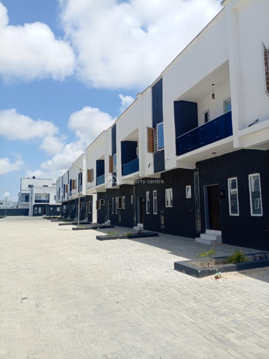3 Bedroom Terrace Duplex with Solar, Opposite Chatterhouse School, Ogombo Abraham Adesanya, Ogombo, Ajah, Lagos, Terraced Duplex for Sale