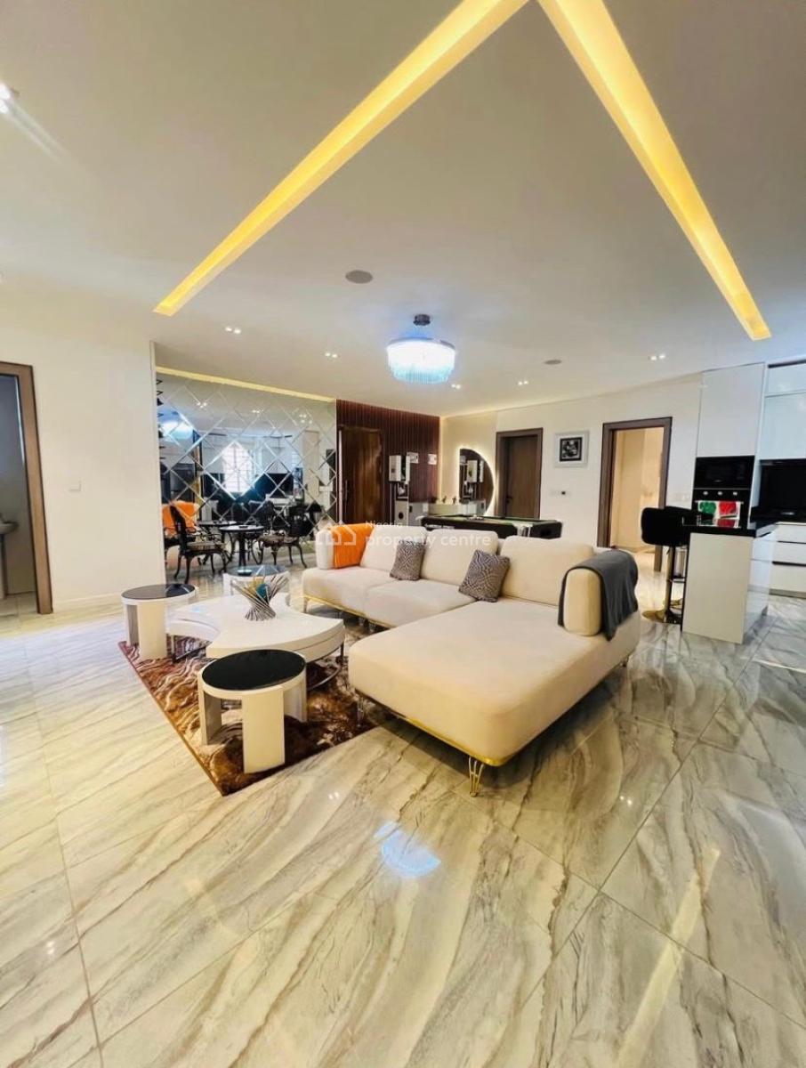 2 Bedroom Furnished Apartment with Pool and Gym, Agungi, Lekki, Lagos, Flat / Apartment for Rent