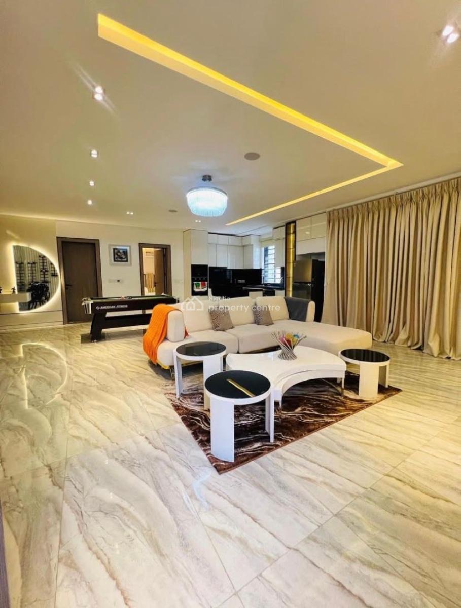 2 Bedroom Furnished Apartment with Pool and Gym, Agungi, Lekki, Lagos, Flat / Apartment for Rent
