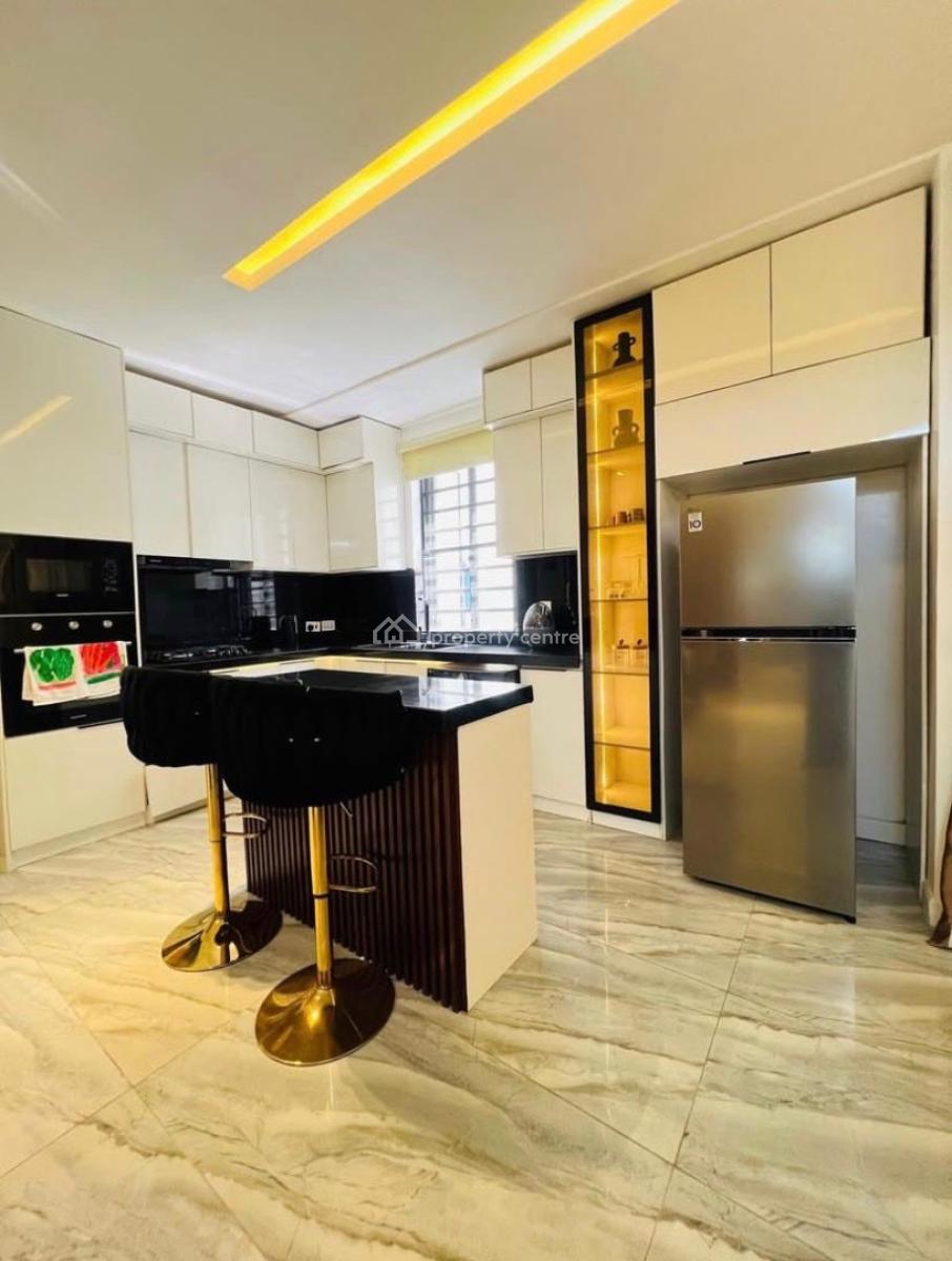 2 Bedroom Furnished Apartment with Pool and Gym, Agungi, Lekki, Lagos, Flat / Apartment for Rent