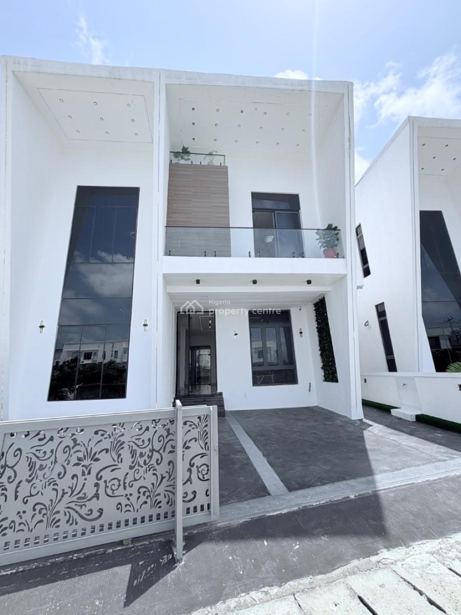 Luxury 5-bedroom Fully Detached Home with Bq & Swimming Pool -- Chevron, Chevron, Lekki, Lagos, Detached Duplex for Sale