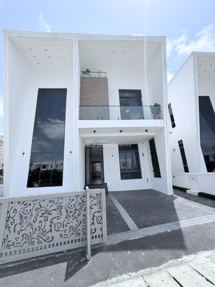 Luxury 5-bedroom Fully Detached Home with Bq & Swimming Pool -- Chevron, Chevron, Lekki, Lagos, Detached Duplex for Sale