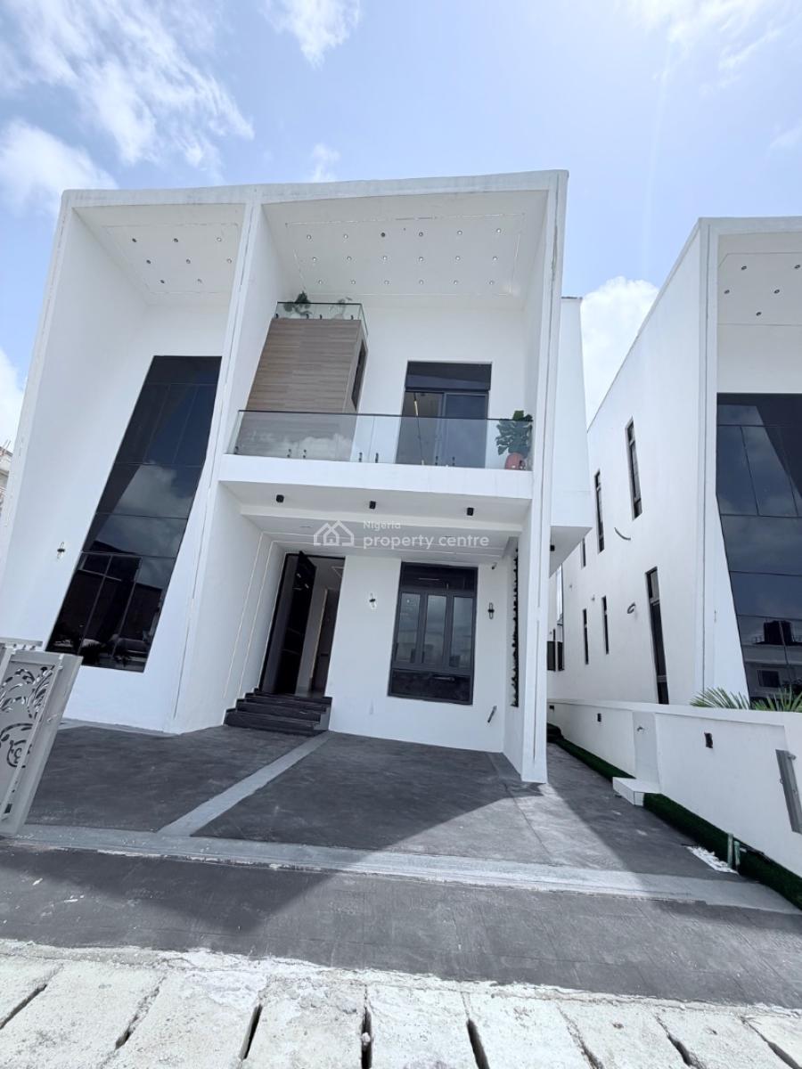 Luxury 5-bedroom Fully Detached Home with Bq & Swimming Pool -- Chevron, Chevron, Lekki, Lagos, Detached Duplex for Sale