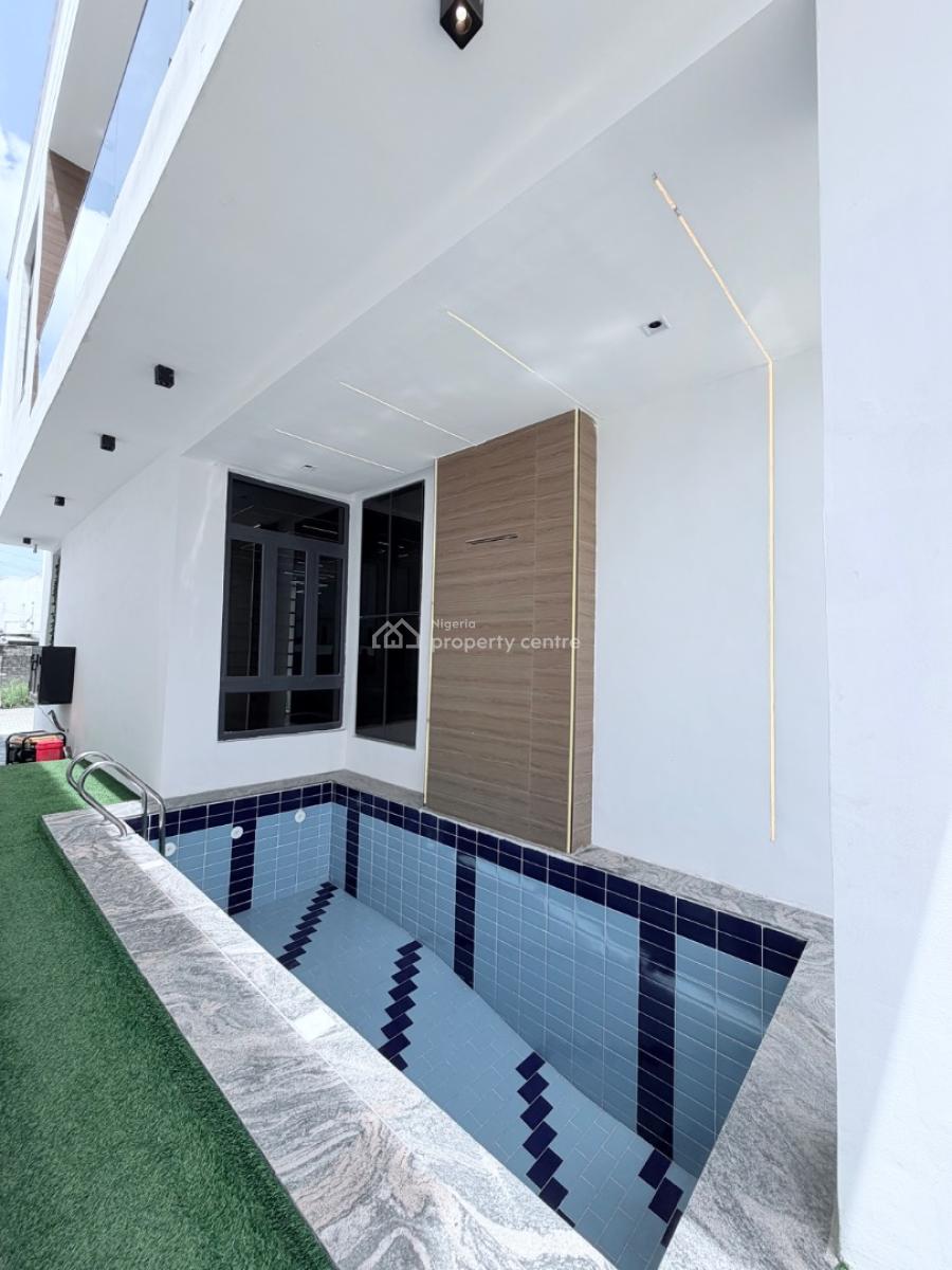 Luxury 5-bedroom Fully Detached Home with Bq & Swimming Pool -- Chevron, Chevron, Lekki, Lagos, Detached Duplex for Sale