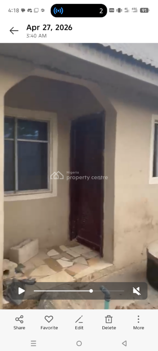 2 Bedroom and a Room Self Contain Available in The Same Compound, Kelebe Area Osogbo, Osogbo, Osun, Block of Flats for Sale