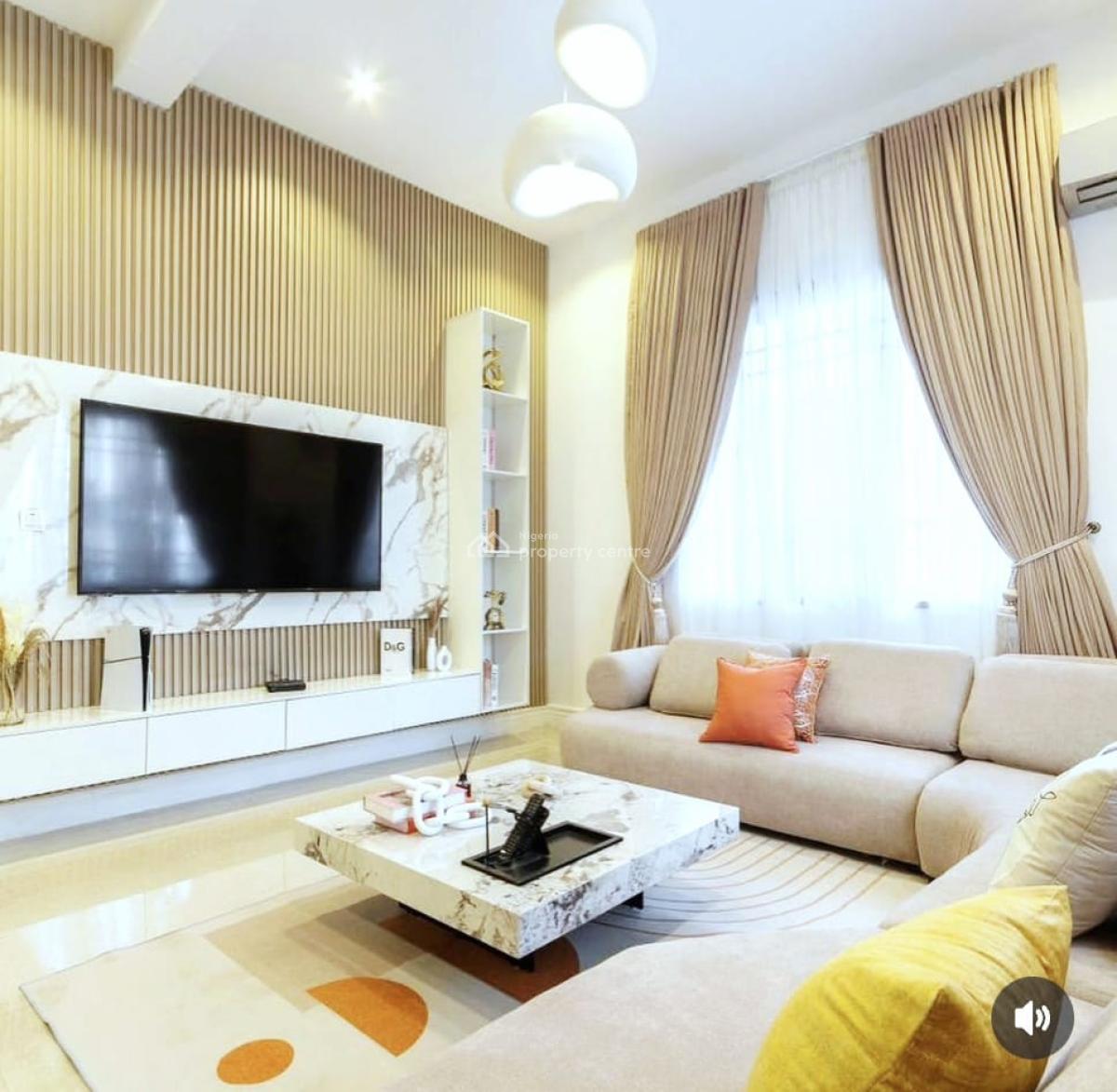 Furnished 4 Semi Detached Duplex with Bq, Lekki Phase 1, Lekki, Lagos, Detached Duplex for Rent