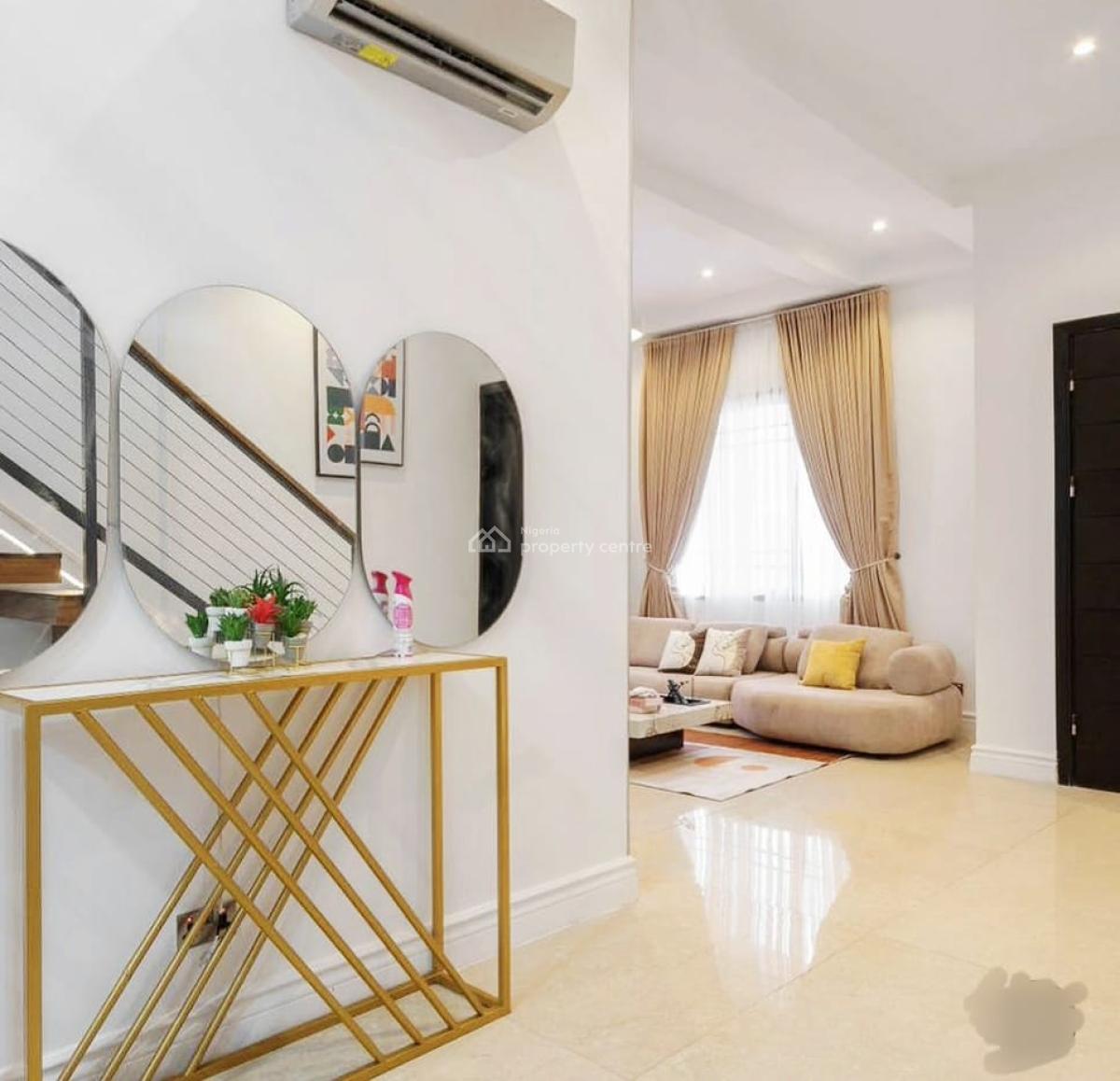 Furnished 4 Semi Detached Duplex with Bq, Lekki Phase 1, Lekki, Lagos, Detached Duplex for Rent