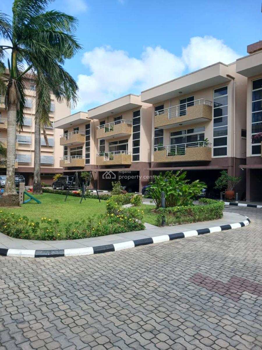 Clean Spacious and Serviced 4 Bedroom Apartment with a Room Bq, Bourdillon, Ikoyi, Lagos, Flat / Apartment for Rent