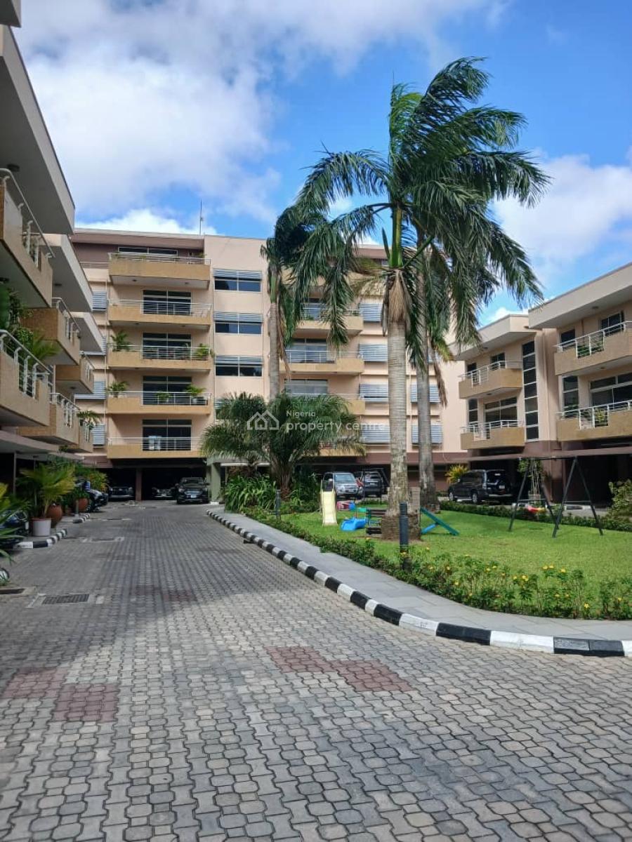 Clean Spacious and Serviced 4 Bedroom Apartment with a Room Bq, Bourdillon, Ikoyi, Lagos, Flat / Apartment for Rent