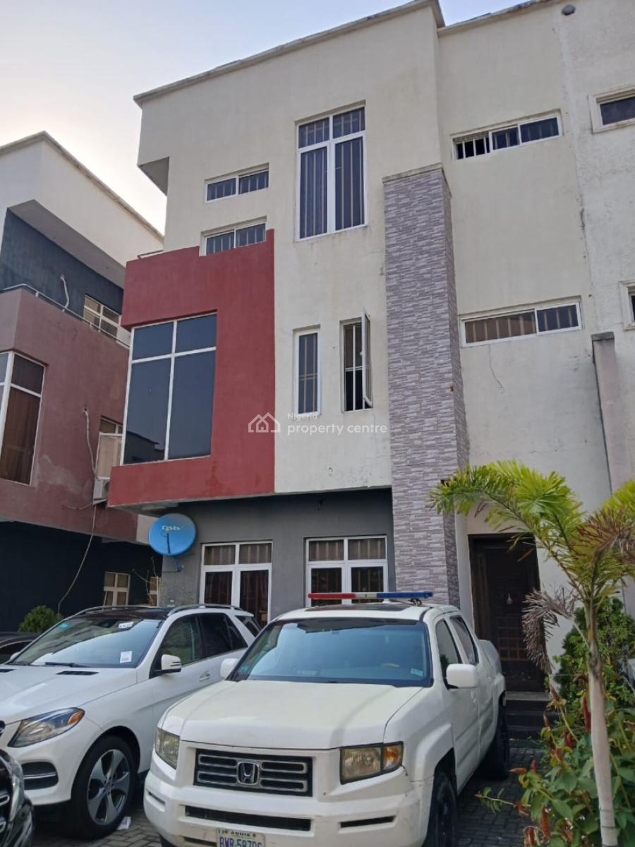 Fully Serviced 4 Bedroom Semi Detached Duplex with Bq, Osapa,lekki , Lagos, Osapa, Lekki, Lagos, Semi-detached Duplex for Rent