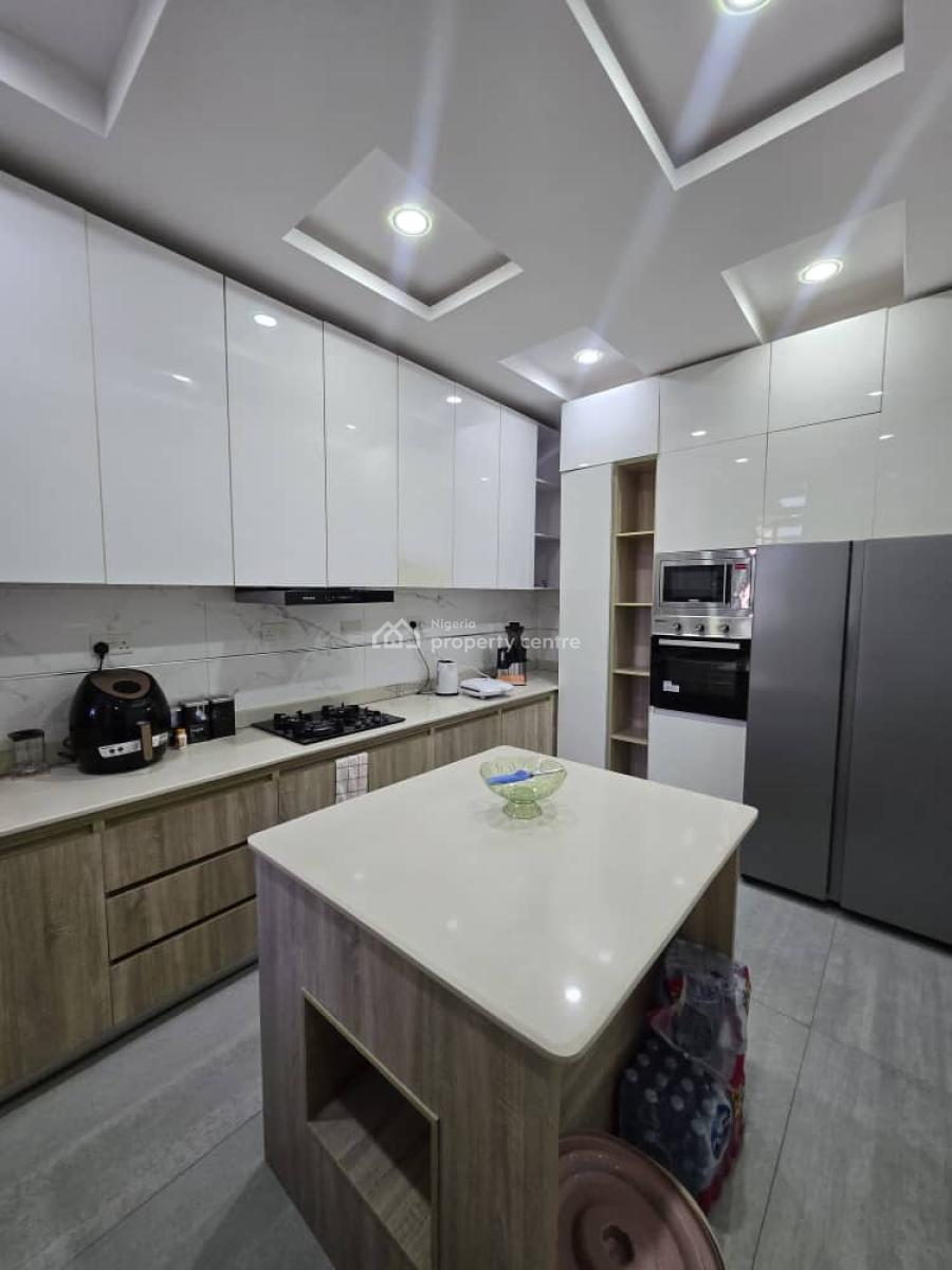 Serviced 4 Bedroom Terrace Duplex with Spacious Rooms and Bq, Ikate, Lekki, Lagos, Terraced Duplex for Rent