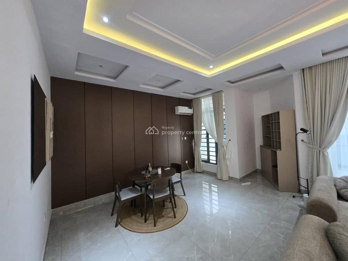 Serviced 4 Bedroom Terrace Duplex with Spacious Rooms and Bq, Ikate, Lekki, Lagos, Terraced Duplex for Rent