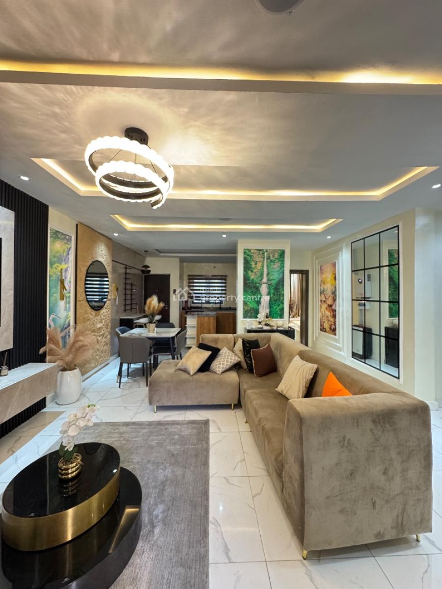 Luxurious Fully Furnished 3 Bedroom Apartment with Lots of Accessories, Off Adetola, Surulere, Lagos, Flat / Apartment for Sale