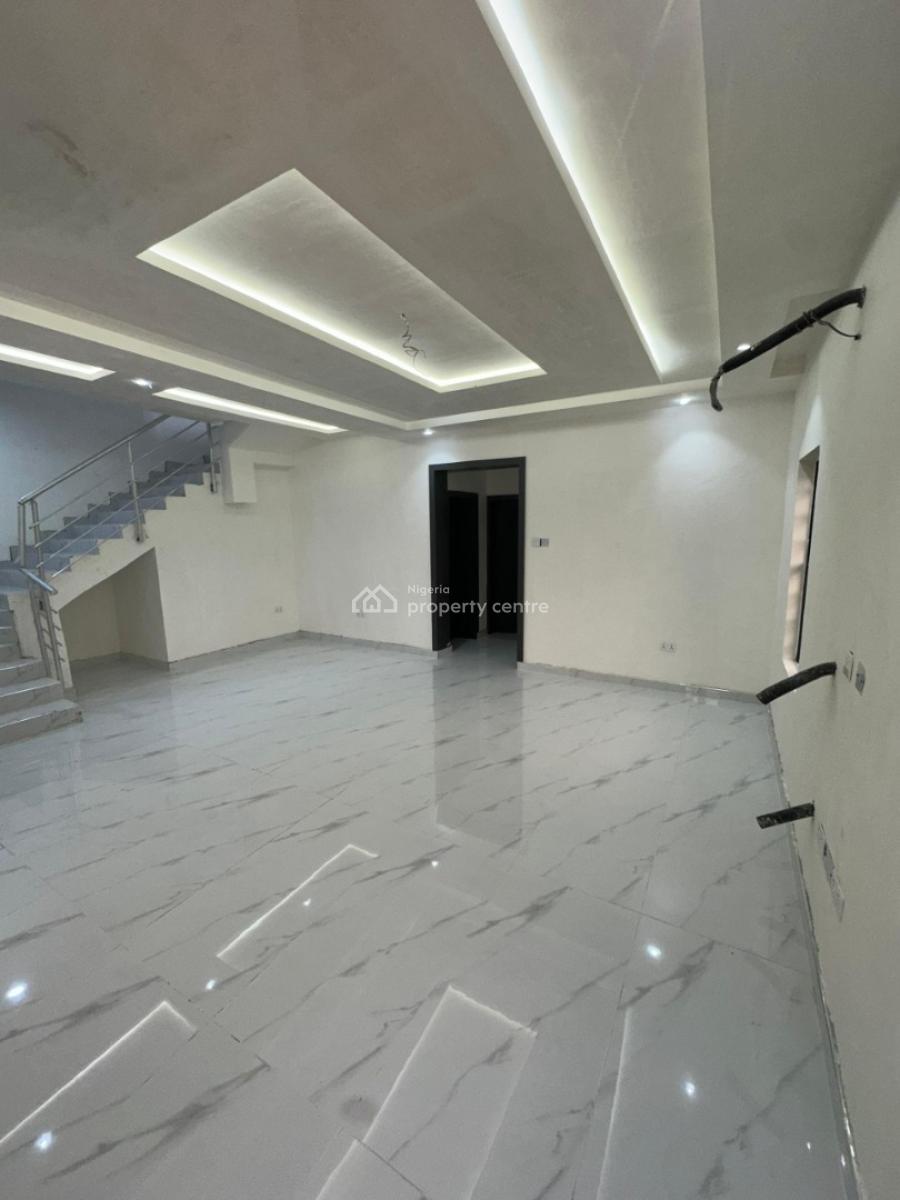 Brand New Spacious 4 Bedroom Semi Detached Duplex with Bq, Alpha Beach New Road, Opposite Chevron, Lekki, Lagos, Semi-detached Duplex for Rent