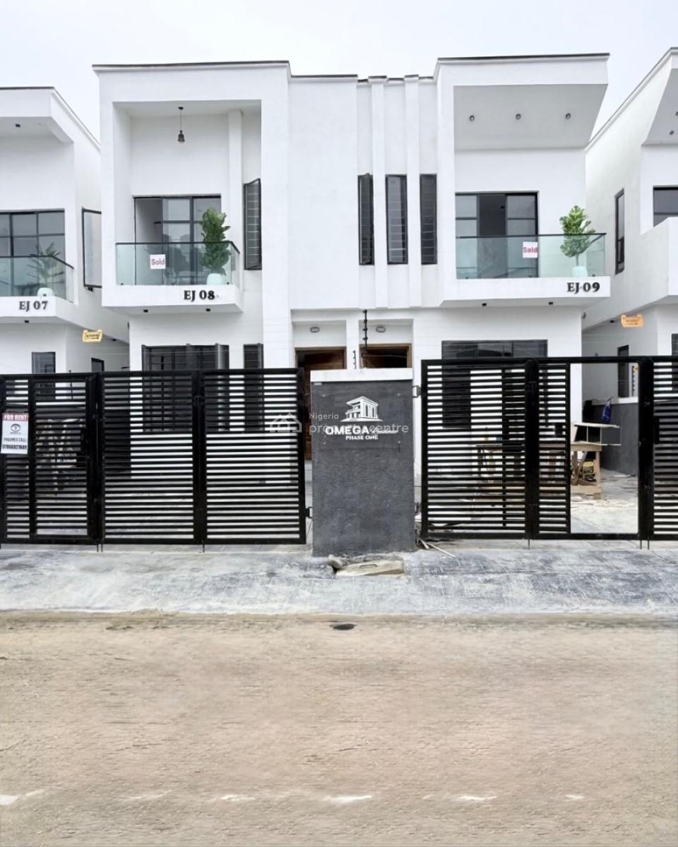 4 Bedroom Semi Detached Duplex with En-suite Rooms, Ikota, Lekki, Lagos, House for Rent
