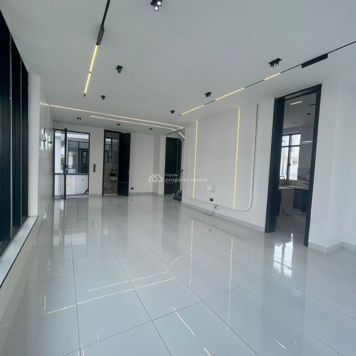Exquisitely Detailed 5bedroom Fully Detached Duplex with Bq, Chevron, Lekki, Lagos, Detached Duplex for Sale