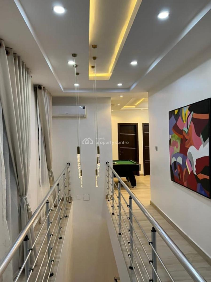 Beautiful,luxurious Furnished 5 Bedrooms Fully Detached Duplex, Serene Estate-gated Estate Not a Flooded Estate, Agungi, Lekki, Lagos, Detached Duplex for Rent