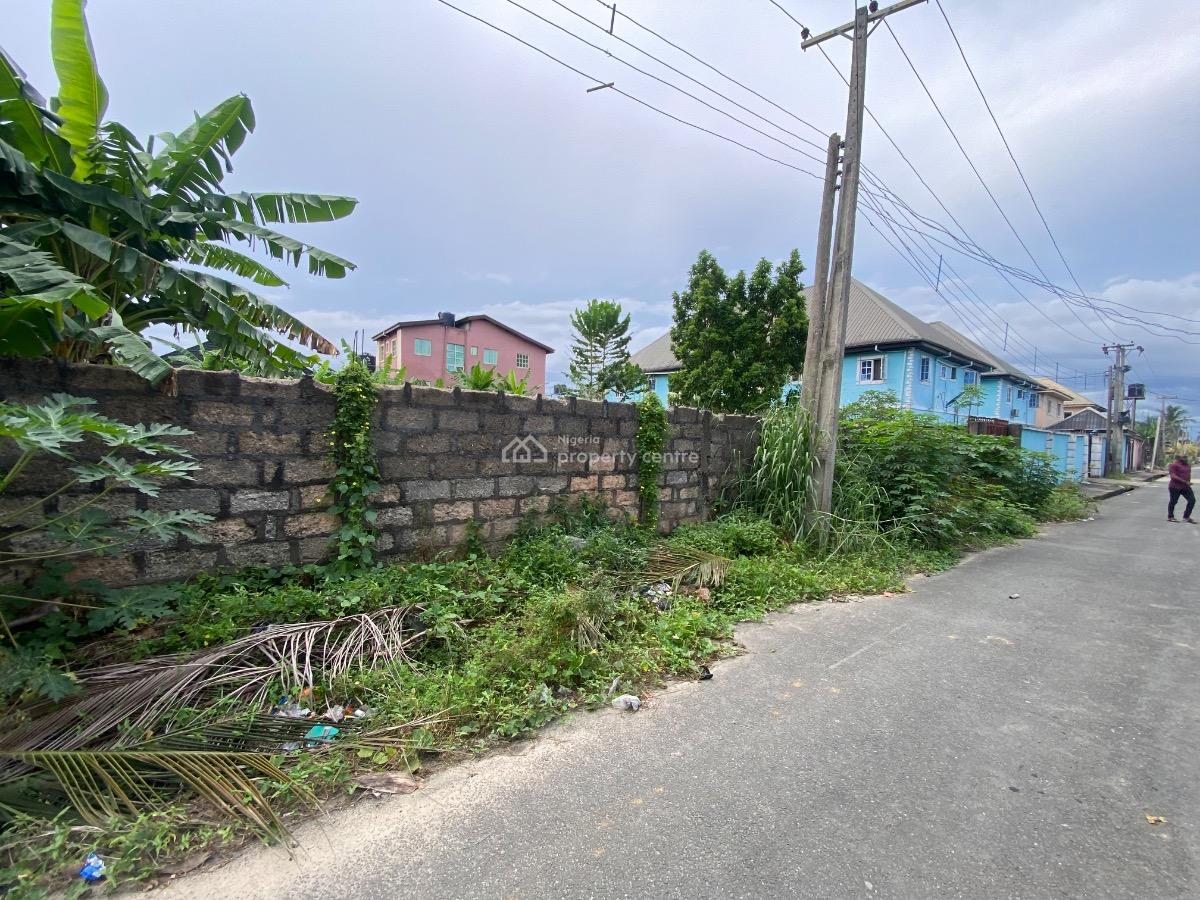 Well Located and Table Dry 2plots of Land , Gated with Fence, New Road / Adageorge, Port Harcourt, Rivers, Residential Land for Sale