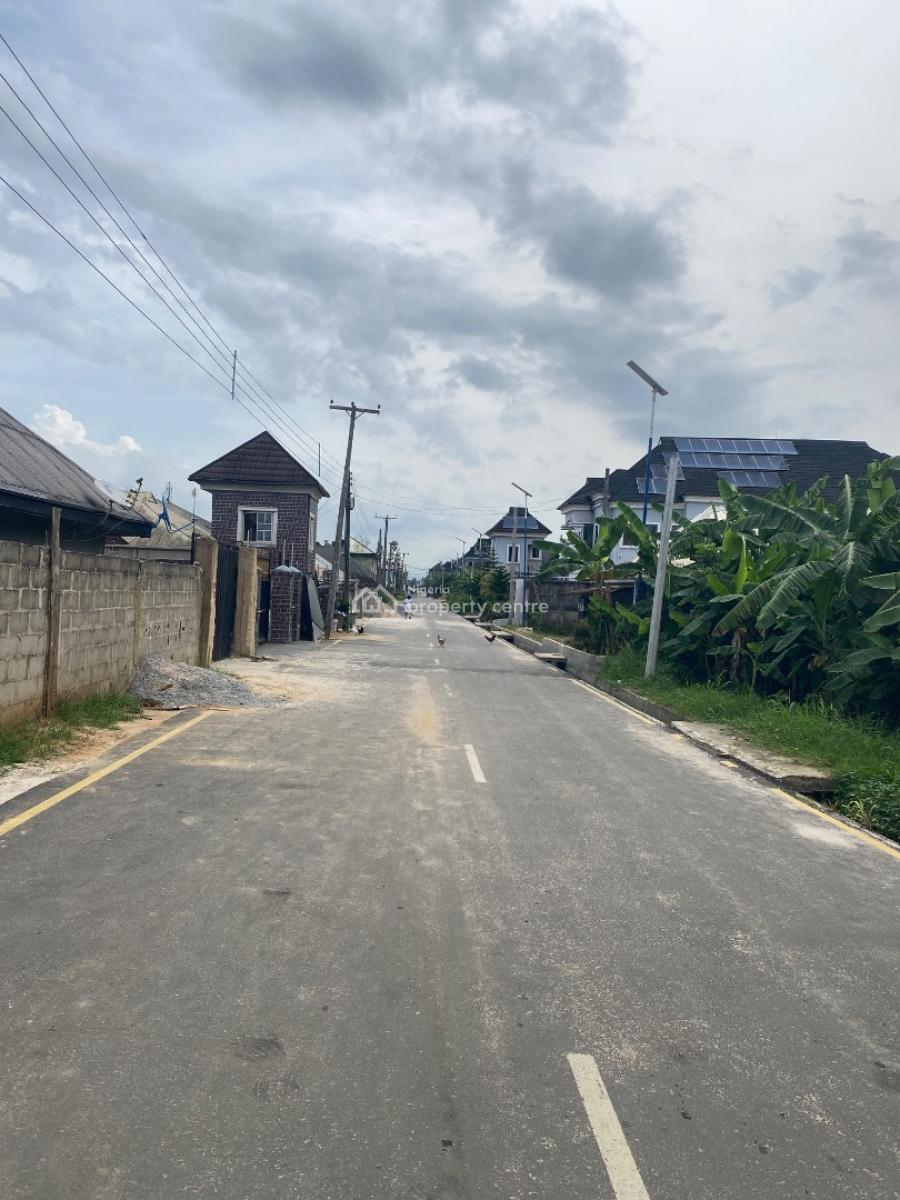 Well Located and Table Dry 1 Plot of Land with Dwarf Fence, New Road / Adageorge, Port Harcourt, Rivers, Mixed-use Land for Sale