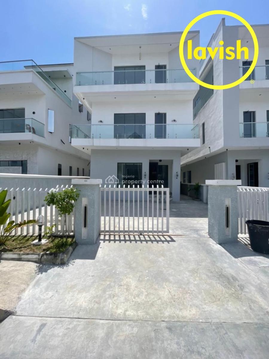 5 Bedroom Detached Triplex Home with Bq & Swimming Pool, Osapa, Lekki, Lagos, House for Sale