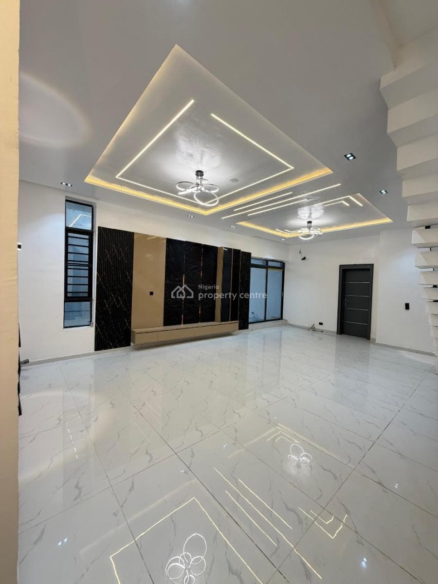 5 Bedrooms Fully Detached Duplex, Chevron-lekki ,lagos Nigeria -gated Estate, Lekki Phase 2, Lekki, Lagos, Detached Duplex for Sale