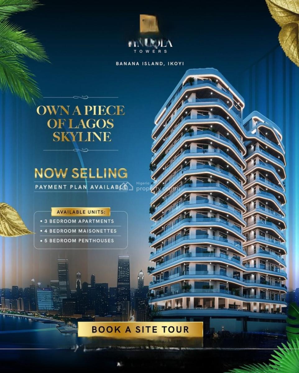 3 -bedroom Units4 Breathtaking Penthouses,38 Limited-edition Luxury, Resort-style Swimming Pool   Spa & Salon  State-of-the-art Gym  Privat, Banana Island, Ikoyi, Lagos, Block of Flats for Sale