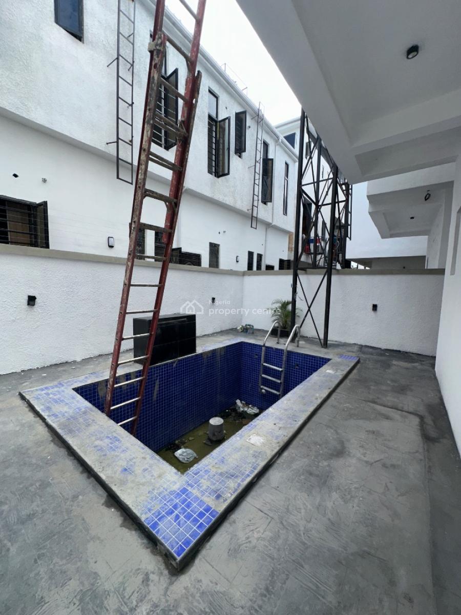 5 Bedroom Detached Duplex with Bq, Swimming Pool, Ikota, Lekki, Lagos, Flat / Apartment for Rent