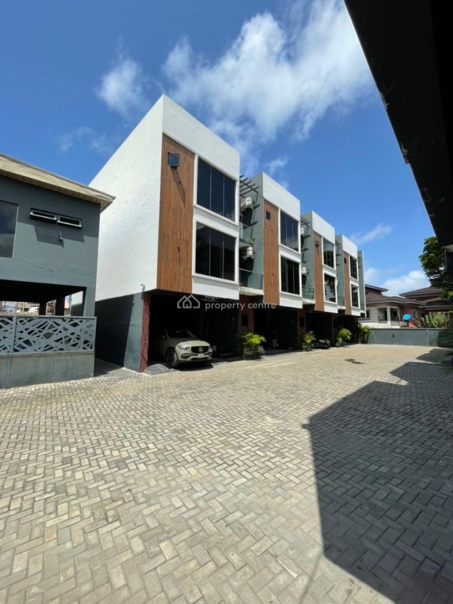 Fully Serviced 4 Bedroom Terrace Duplex with Bq, Osapa, Lekki, Lagos, Terraced Duplex for Rent