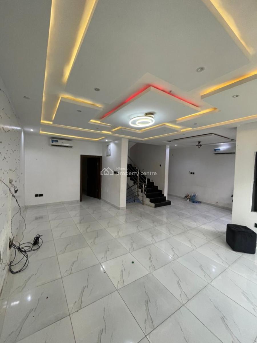 Fully Serviced 4 Bedroom Terrace Duplex with Bq, Osapa, Lekki, Lagos, Terraced Duplex for Rent