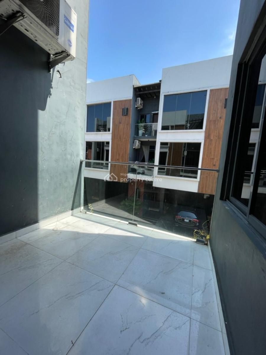 Fully Serviced 4 Bedroom Terrace Duplex with Bq, Gym and Swimming Pool, Osapa, Lekki, Lagos, Terraced Duplex for Rent