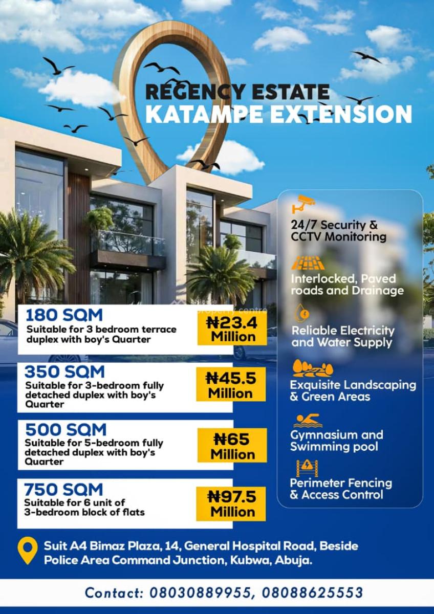 Residential Land, Diplomatic Hill/city, Katampe Extension, Katampe, Abuja, Mixed-use Land for Sale