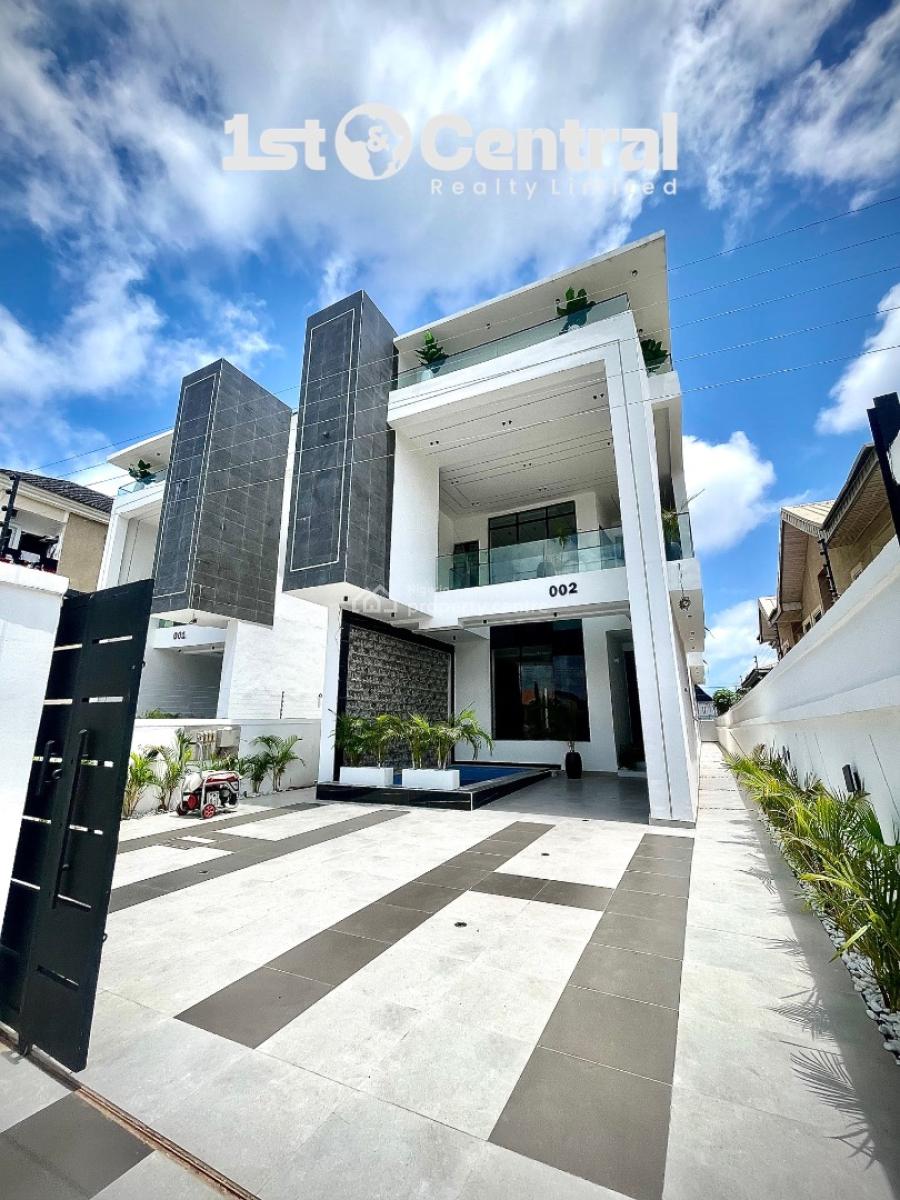 Brand New 5bedrooms +1bq Fully Detached Duplex at Ikota Estate, Ikota Estate, Lekki, Lagos, Detached Duplex for Sale