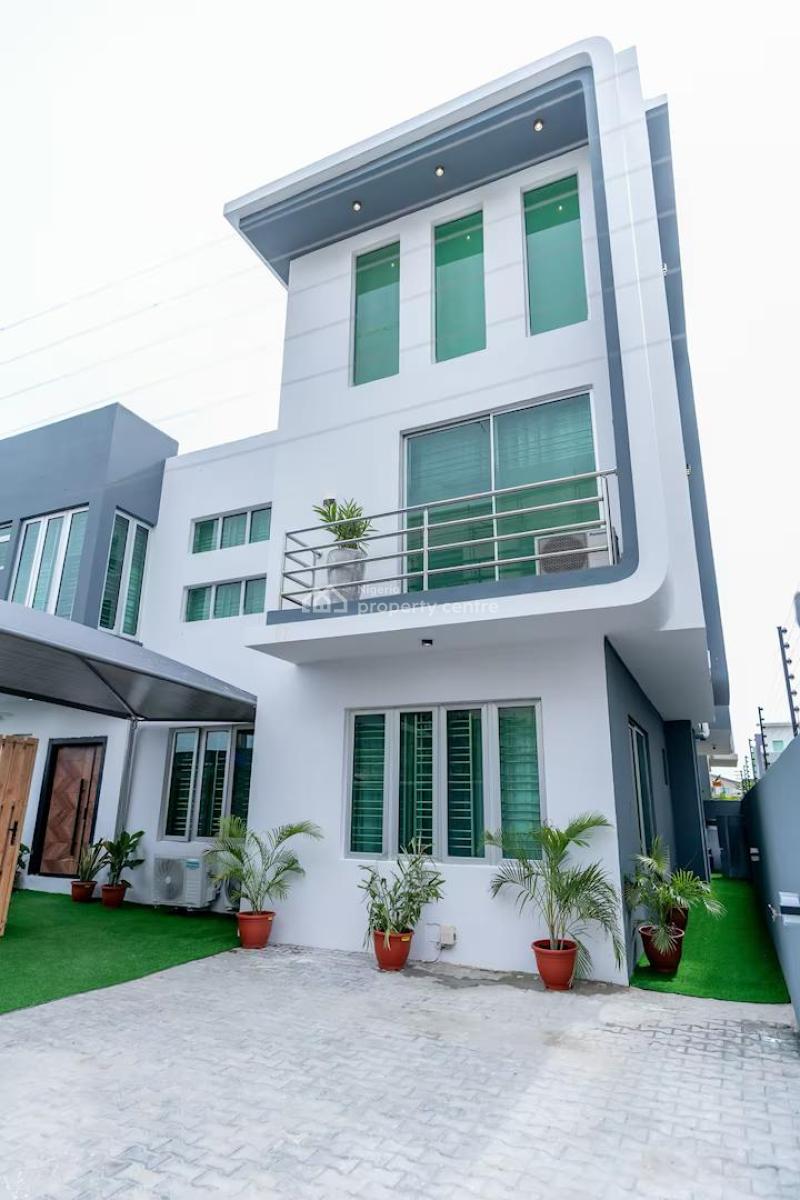 Exquisitely Built Fully Furnished 4 Bedroom Terrace Duplex with Bq, Richmond Estate, Ikate, Lekki, Lagos, Terraced Duplex for Sale