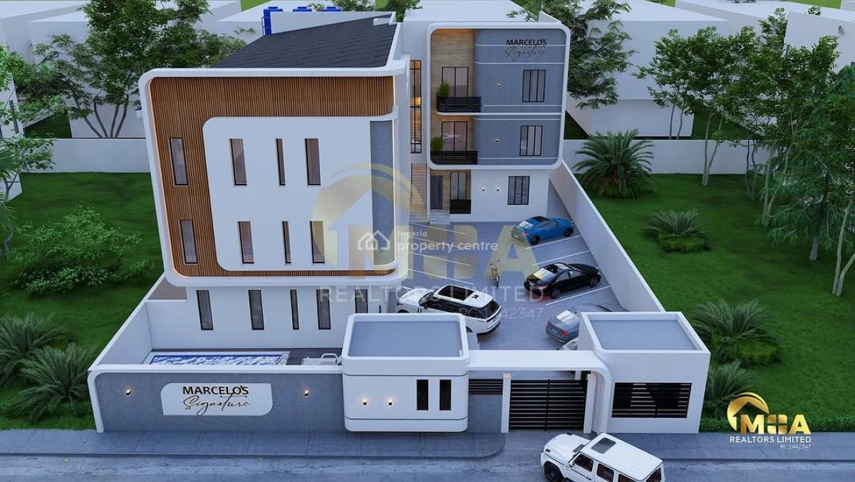 Luxury 2 Bedroom Apartment Woth Lovely Features, Mercelo Signatures Apartments ,lekki Scheme 2, Ajah, Lagos, Block of Flats for Sale