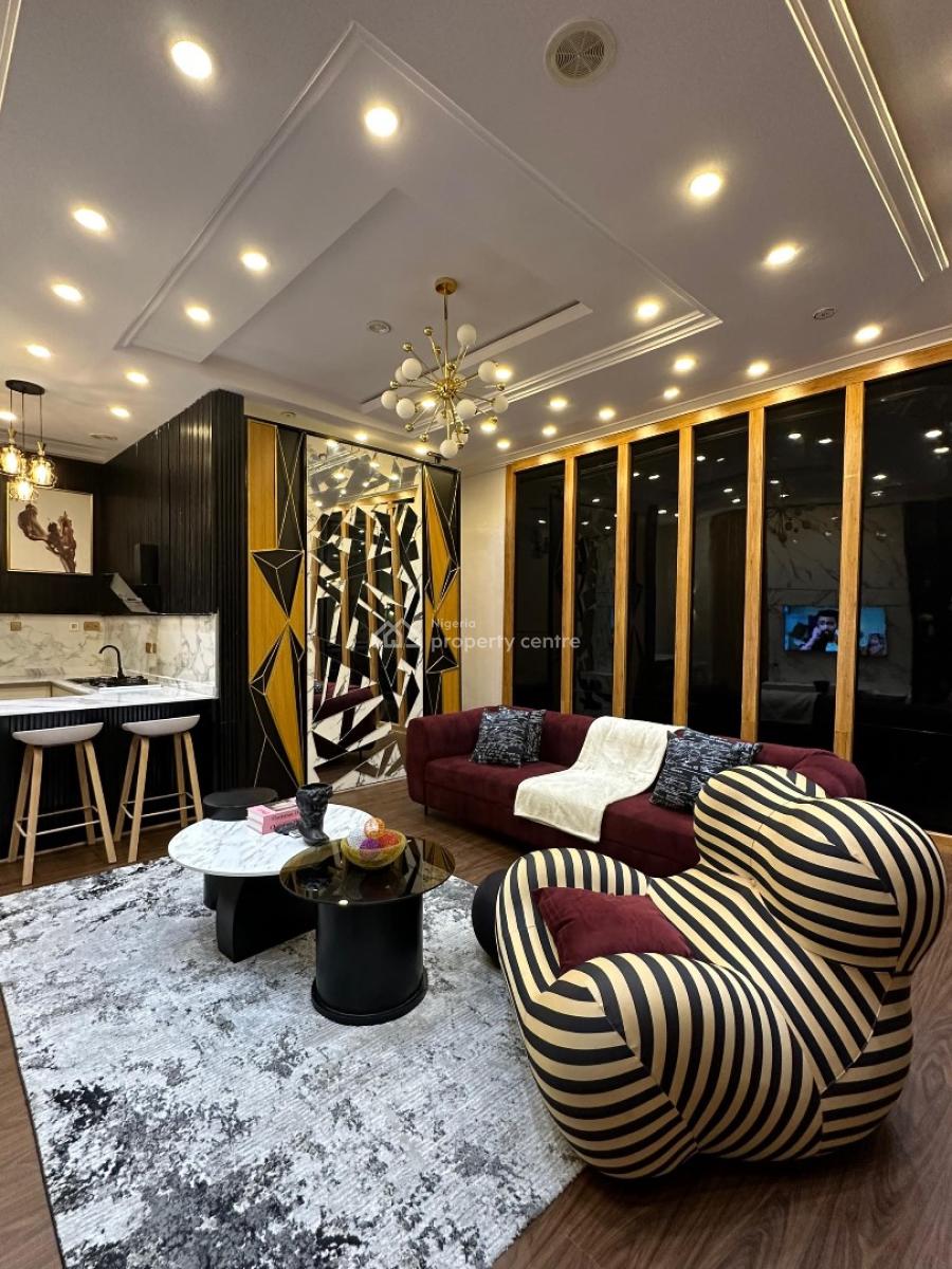Brand New Smart Luxury  1 Bedroom Maisonette Apartment with Snooke, Lekki Phase 1, Lekki, Lagos, Flat / Apartment Short Let