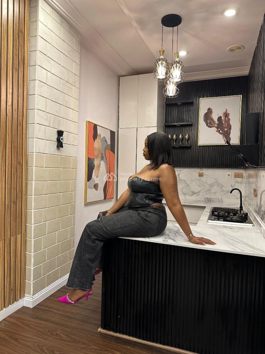 Brand New Smart Luxury  1 Bedroom Maisonette Apartment with Snooke, Lekki Phase 1, Lekki, Lagos, Flat / Apartment Short Let