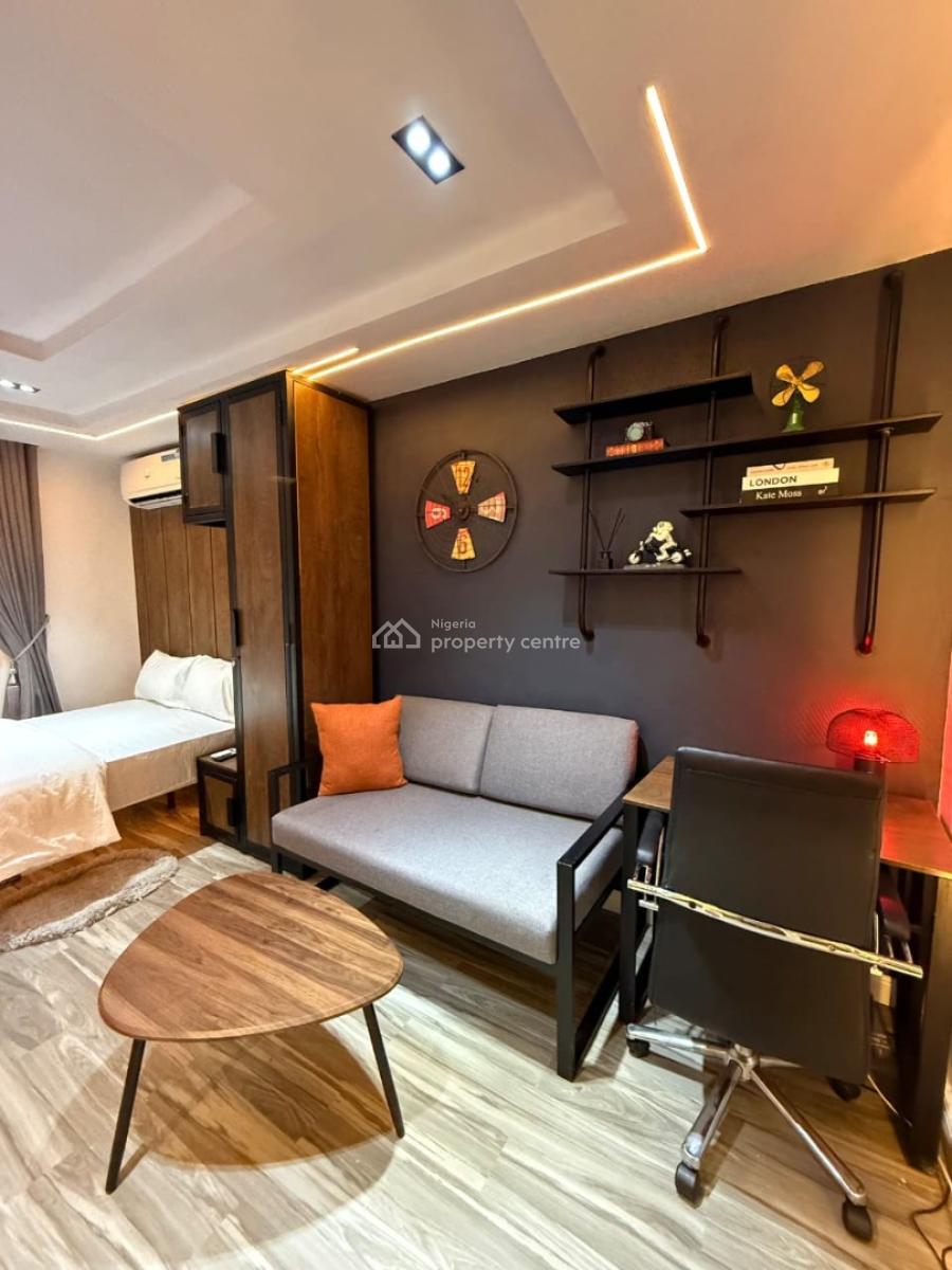 Lenedo Forge Studio Apartment with Office Work Space, Joseph Harrison Street, Iwaya, Yaba, Lagos, Flat / Apartment Short Let