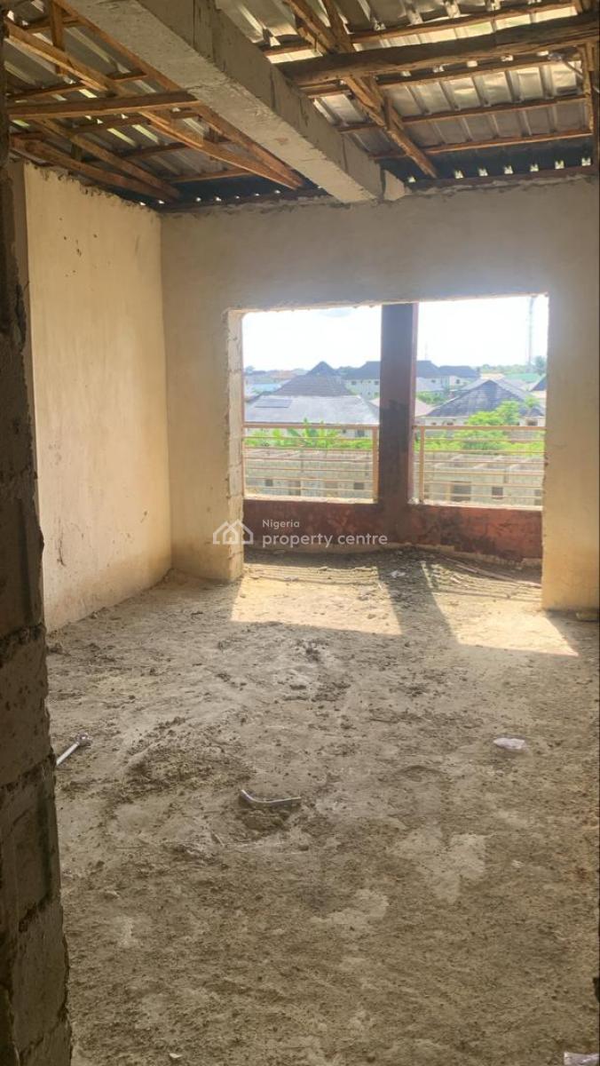 Carcass 4 Bedrooms Mansionatee House, Meridian Estate, Awoyaya, Ibeju Lekki, Lagos, Terraced Duplex for Sale