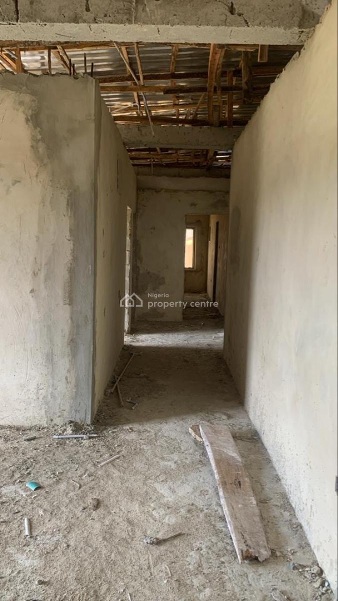 Carcass 4 Bedrooms Mansionatee House, Meridian Estate, Awoyaya, Ibeju Lekki, Lagos, Terraced Duplex for Sale